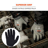 ▶ ERGODYNE  Guantes de trabajo  de invierno impermeables con revestimiento gris, mediano, 2 unidades