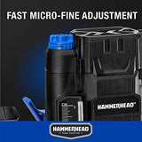 Hammerhead HAPR100 - Kit de enrutador de carpintería de velocidad variable de 10 amperios con guía paralela y adaptador de vacío