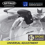 Artago 870 Bastón para Automovil Volante con Alarma Inteligente 120dB, Bastón para Carro Inmovilizador de Auto 2 en 1 Bastón de Seguridad Seguro Auto, Bastón de Seguridad Auto Bastón Antirrobo
