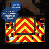 TapeCase White Micro Prismatic Sheeting Reflective Tape Converted from 3M 3430, 0.25" x 5 yd