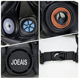 ▶ Media máscara Cubierta reutilizable de media cara, respirador de medio polvo con filtros reemplazables y reutilizables, cubierta facial de pintura para pintura, pulido a máquina, soldadura y otra protección de trabajo (mediano)..