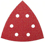 ▶ BOSCH Juego de hojas de lija para lijadoras Delta 93, 80 (5 unidades) Bosch Home and Garden 2609256A50 - J
