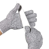 ▶ Guantes de Trabajo Anticorte  Guantes de cocina de seguridad de nivel 5 para corte de carne, tallado de madera, despiece, tallado GL02 S