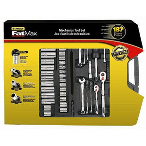 Juego de Herramientas mecánicas (187 Piezas) STANLEY FatMax -
