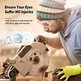 Special Pie - Gafas de seguridad de protección para los ojos, lentes industriales transparentes antiniebla, máxima protección UV, antideslumbramiento, resistente a los arañazos para protección personal, construcción, tiro, trabajo de laboratorio, 2 unidad