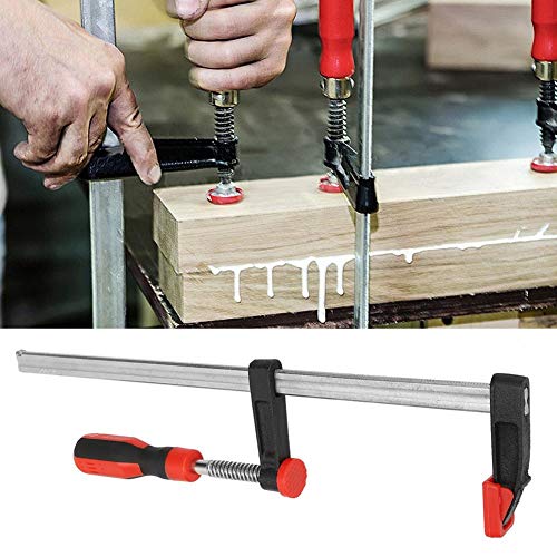 Herramientas Carpintería Abrazadera de carpintería F, abrazadera de estilo F de 300 mm, abrazadera de carpintero, herramienta de mano para proyectos de bricolaje(300mm)