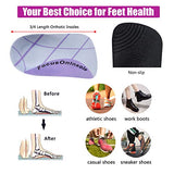 ▶ Plantillas de trabajo  de fascitis plantar de longitud 3/4, soporte de arco alto, plantillas ortopédicas,