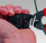 ▶ KNIPEX herramientas - Cortador de pernos compacto CoBolt con hoja con muescas, 8 pulgadas