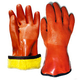 ▶ Guantes resistentes a los productos químicos y al aceite, trabajo en congelador, guantes cálidos, antideslizantes, ultra flexibles (1 par)