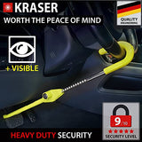 ▶ Bastón Antirrobo Auto, Bloqueo de Volante, Ajustable Gancho Pedal, Bloqueo Carro, Inmovilizador Parking, Cerradura Todoterreno, Protección Autocaravana, Extensible Universal