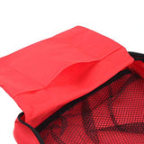 PAXLamb Bolsa plegable de primeros auxilios vacía bolsa de almacenamiento médica bolsa de almacenamiento plegable roja para kits de primeros auxilios de emergencia, kit de primeros auxilios, aspiradora (rojo con tamaño de 9,8 x 7,1 x 3,1 pulgadas)