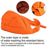 Sombrero Ignífugo Lavable Resistente Al Fuego Gorro de Seguridad para Soldadura Tipo Bandana para Operaciones Generales de Soldadura