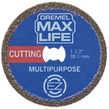 ▶ DREMEL -  Max Life EZ545HP Rueda de diamante de alto rendimiento de 1-12 pulgadas, color azul