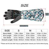 ▶ Guantes Jardinería de manga larga, guantes de jardinería a prueba de espinas, piel sintética, a prueba de pinchazos, guantelete de jardín para arbustos, cactus, jardinero, regalo