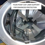 ▶ Casco de Aluminio Sombrero Grande Parasol Parasol Punto anticolisión Casco Exterior Casco Duro (Color: Aluminio Original)