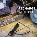 🔦 Linterna recargable Energizer.- Linterna táctica LED, súper brillante, alta luminosidad, uso para suministros de huracanes, kit de supervivencia, accesorios de camping, linternas LED ultrarresistentes y resistentes al agua