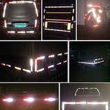 ▶ Autoadhesiva de seguridad cinta de advertencia de seguridad cinta de vidrio reflector cinta cinta adhesiva de señalización para coche/remolques/camión/Traffic/sitio de construcción (, Verde Claro, Azul, Verde), Rojo,azul,verde, 2.5cm