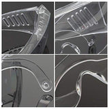 ▶  Gafas de seguridad de protección para los ojos, lentes industriales transparentes antiniebla, máxima protección UV, antideslumbramiento, resistente a los arañazos para protección personal, construcción, tiro, trabajo de laboratorio, 1 unidad