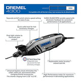 ▶ DREMEL - Multi-Vise o Prensa de Banco + DREMEL 4300-9/64 Mototool con 9 Aditamentos 64 Accesorios Maletín Metálico
