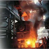 ▶ Guantes ignífugos  Guantes de aluminio de alta temperatura de la capa de aluminio Radiación de defensa a prueba de calor 500 grados Protección industrial Guantes de cuero de la protección del trabajo Cinco dedos