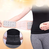 Healifty Faja Lumbar con Calefacción Terapia Magnética Soporte Ajustable para Aliviar Dolor Protección Deportes Unisex Talla XL (Negro)