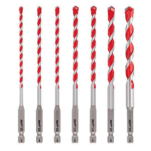 Milwaukee Juego de 7 Brocas Para Concreto Shockwave Impact Duty (48-20-9052)