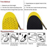 Ailaka Plantillas elásticas que absorben los golpes y aumentan la altura, inserciones ortopédicas de repuesto de panal de abeja suaves y transpirables para hombres y mujeres, Amarillo, Altura del tacón: 1,5 cm., 8-12 M US Women/7-10 M US Men