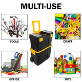 ▶ Caja de herramientas móvil apilable 75-3042 con ruedas