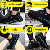 ▶  GLANOUDUN Zapatos de Trabajo de Seguridad para Hombres Zapatos de Acero Peso Ligero Transpirable Zapatos de Trabajo para Trabajadores Zapatos de protección