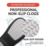 ▶ AW ANY WELL Zuecos de Trabajo  Zapatos de chef unisex profesionales resistentes al agua al aceite de enfermería antideslizantes,