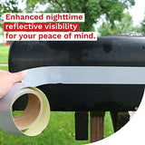 XFasten Reflective Tape, White and Silver, 2 Inches by 5 Yards (5,08 cm x 68,58m) by XFasten