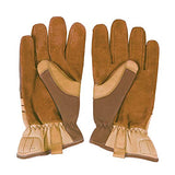 ▶ KLEIN TOOLS Guantes de piel para uso general, tamaño grande, color marrón Klein Tools Journeyman -