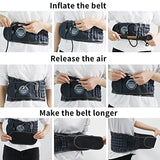 ▶ Cinturón de protección Lumbar  y dolor de espalda baja, soporte de espalda y cinturón de tracción lumbar, azul marino (cintura de 29 a 49 pulgadas)