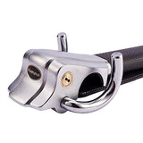 ▶ Bloqueo antirrobo para volante de coche, de seguridad, color negro