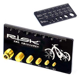 ▶ Medidor de tamaño de tuerca de tornillo métrico, especialmente diseñado para medir tornillos/pernos de bicicleta