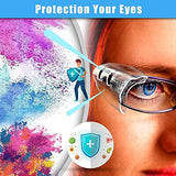▶ Pares Protectores Antideslizantes Laterales de Gafas de Ojo,Seguridad Protector Flexible Transparente Se Adapta a Anteojos Medianos Pequeños Agregue Más Protección a Gafas de Seguridad