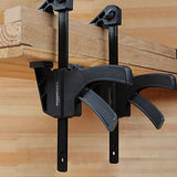 ▶ Amazon Basics Juego de 6 abrazaderas de gatillo – 2 piezas de 4 pulgadas, 4 piezas de 6 pulgadas