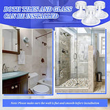 ▶ 12 piezas de ventosa de tuerca de tornillo totalmente transparente fuerte de 1.78 pulgadas, ventosa transparente de ajuste de mano con tuerca de presión, ventosa, gancho de tuerca de tornillo, ventosa de vidrio para mesa para el hogar