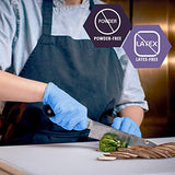 Medpride - Guantes de examen de mezcla de nitrilo sintético y vinilo, tamaño grande, 100 unidades, sin polvo, sin látex y sin goma, guantes protectores de un solo uso no estériles para uso médico, cocina, limpieza y más