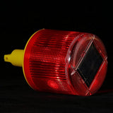 Simlug Luz de Emergencia Solar, 1pc LED de Advertencia de Emergencia Solar Luz de Flash Lámpara de Alarma Tráfico Carretera Barco Luz roja