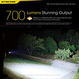 🔦 Linterna recargable Nitecore.-  Linterna llavero EDC recargable USB-C Lumen con cable de carga Lumentac