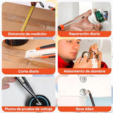 ▶ Juegos de Herramientas Manuales, Caja de Herramientas 102 en 1, Kit de Herramientas Manuales de Reparación Portátil y Universal, Adecuado para uso de Mantenimiento en el hogar, garaje y oficina