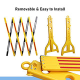 ▶ Puerta De Seguridad Plegable, Valla De Tráfico En Expansión, Barricada De Plástico Industrial, Control De La Multitud, Adecuado para Hospitales, Depósitos, Garajes