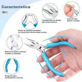▶ Juego de 4 Alicates para Joyas, Pinzas para Bisuteria y Joyeria Herramientas, Alicates de Joyería, Alicates para Hacer Joyas, Kit de Fabricación de Joyas para Suministros de Fabricación de Joyas.