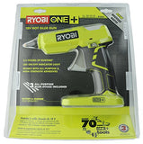 ▶ RYOBI  Pistola de pegamento caliente inalámbrica Ryobi P305 One + 18V de iones de litio con 3 barras de pegamento multiusos (batería no incluida / herramienta eléctrica solamente)