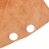 ▶ Capucha Soldador de Piel de Vaca Montada en la Cabeza Tapa de Doble Lente Antisalpicaduras Aislamiento Térmico Protección de Seguridad Capucha de Sombra Ancha Máscara de Soldador para Soldadura Eléc