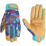 ▶ Guantes de jardinería  de trabajo Hi-Dexterity para mujer, de cuero sintético, para jardinería, pequeño, (Wells Lamont 7731)
