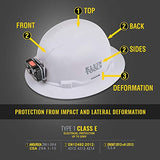 ▶ KLEIN TOOLS  Casco electricista Klein Tools 60400 - Gorro rÃƒ­gido sin ventilaciÃƒ³n