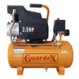 ▶ Compresora Aire Tanque Compresor Lubricado Motor 2.5 HP 25 L