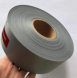 ▶ Cinta Reflectante Gris Plata de Alta Visibilidad 100m Ancho 5cm 2" Cinta de Seguridad Reflectiva de Tela Uniformes Chalecos de Seguridad Reflejante Advertencia de Cosido Ajuste de Seguridad